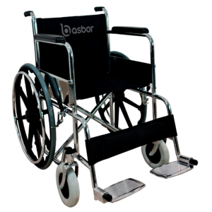 Silla de ruedas Estándar Lona Negra – GARS04